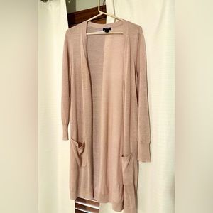 Blush duster cardigan.  brand Halogen from Nordstrom size xs